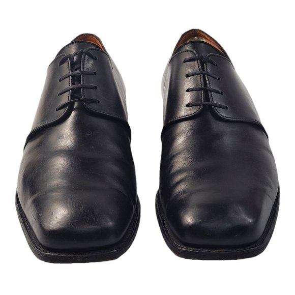 J.M Weston Mens Black Leather Oxford main image 6